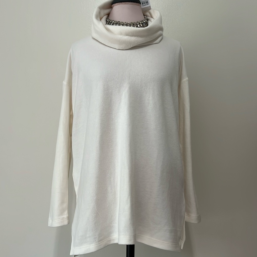 Loft NWT cream colored sweater, size small
